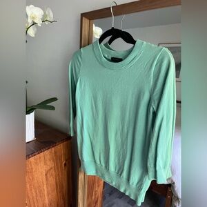 J. Crew Women's Light Green Crew Neck Sweater